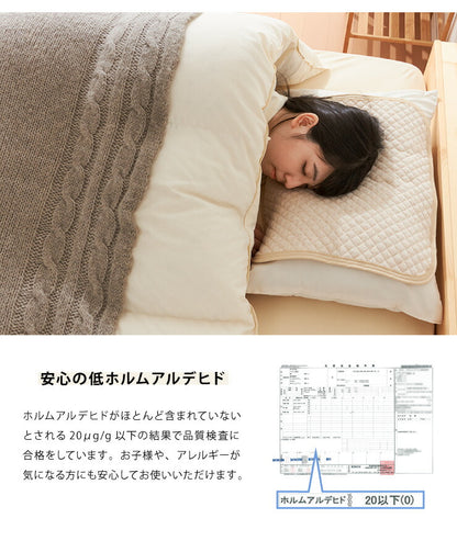 枕パッド 同色2枚組セット 綿100% オーガニックコットン 43×50cm 洗える タオル生地 枕カバー ピローパッド 枕パット 二枚組み ピロケース ピローケース