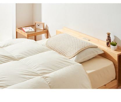 枕パッド 同色2枚組セット 綿100% オーガニックコットン 43×50cm 洗える タオル生地 枕カバー ピローパッド 枕パット 二枚組み ピロケース ピローケース