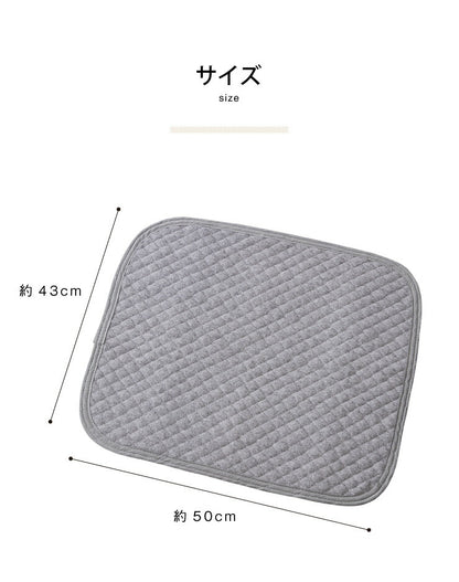 枕パッド 同色2枚組セット 綿100% オーガニックコットン 43×50cm 洗える タオル生地 枕カバー ピローパッド 枕パット 二枚組み ピロケース ピローケース