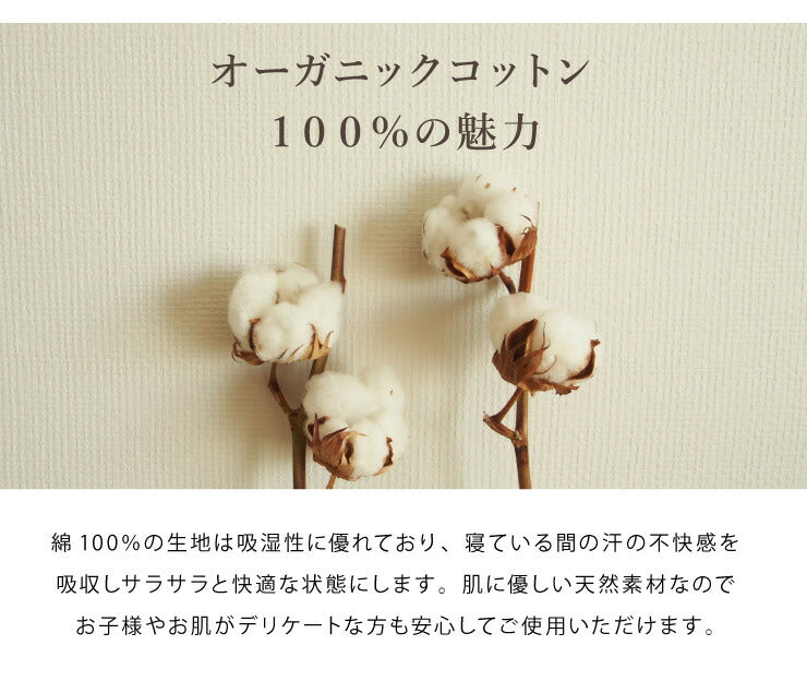 枕パッド 同色2枚組セット 綿100% オーガニックコットン 43×50cm 洗える タオル生地 枕カバー ピローパッド 枕パット 二枚組み ピロケース ピローケース