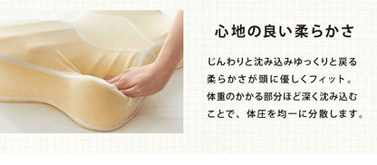 5Way 3D整体安眠まくら 低反発 枕 まくら 肩こり 首こり いびき ネックピロー 腰痛 腰枕 抱き枕 立体 頸椎安定型