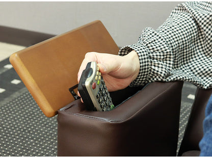 座椅子 回転座椅子 ポケットコイル 肘掛け付 リラックスチェア フロアチェア リクライニング 天然木 合成皮革 レザー張り 1人掛け リモコンポケット 敬老の日在宅勤務 リモートワーク(代引不可)