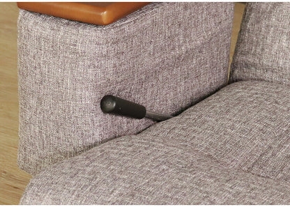 座椅子 回転座椅子 ポケットコイル 肘掛け付 リラックスチェア フロアチェア リクライニング 天然木 合成皮革 レザー張り 1人掛け リモコンポケット 敬老の日在宅勤務 リモートワーク(代引不可)