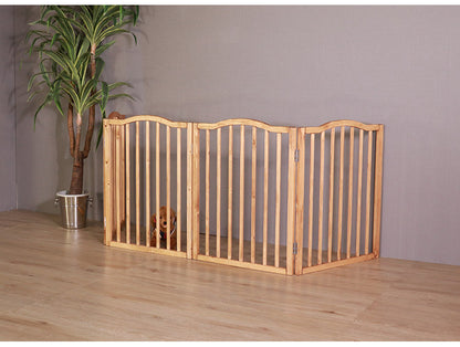 ペットフェンス 北欧調 幅60cm 高さ75cm 完成品 ゲージ 室内用 フェンス ゲート ガード 赤ちゃん 子供 ペット 犬猫 置くだけ 木製 簡単設置 玄関 侵入防止 脱走防止(代引不可)