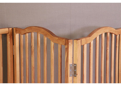 ペットフェンス 北欧調 幅60cm 高さ75cm 完成品 ゲージ 室内用 フェンス ゲート ガード 赤ちゃん 子供 ペット 犬猫 置くだけ 木製 簡単設置 玄関 侵入防止 脱走防止(代引不可)