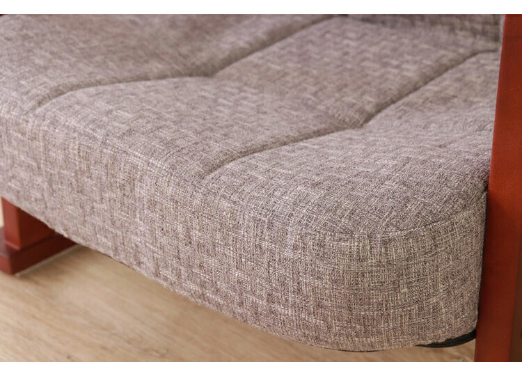 座椅子 木製 肘置き 肘あり 天然木 リクライングチェア 4段階高さ調節 おしゃれ 北欧 モダン 和室 洋室 一人暮らし シンプル 高座椅子 新生活(代引不可)