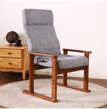 高座椅子 アーム 肘付 ハイバック リクライニングチェア ハイバック 2本脚 和室 スリム リクライニング ソファ ソファー リクライニングソファ リラックスチェア 高齢者 一人掛け 寝られる(代引不可)
