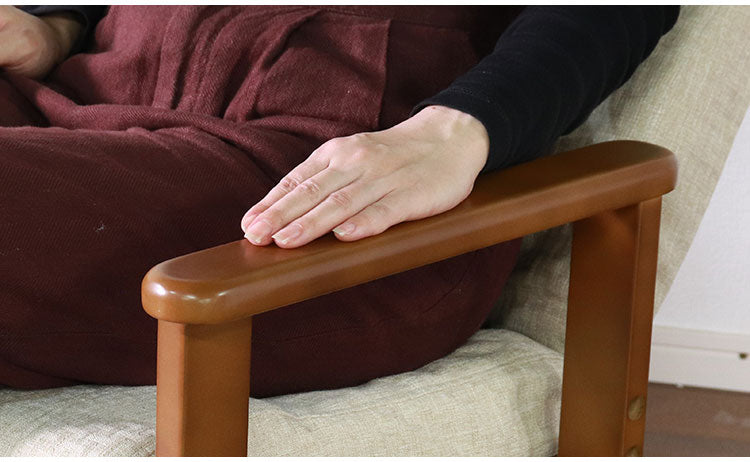 高座椅子 アーム 肘付 ハイバック リクライニングチェア ハイバック 2本脚 和室 スリム リクライニング ソファ ソファー リクライニングソファ リラックスチェア 高齢者 一人掛け 寝られる(代引不可)