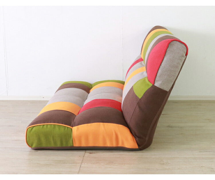 2人掛け ソファ フロアソファ あぐらソファ おしゃれ 北欧 かわいい ポケットコイル シンプル 2P 一人暮らし リクライニング リクライニングチェア 新生活(代引不可)