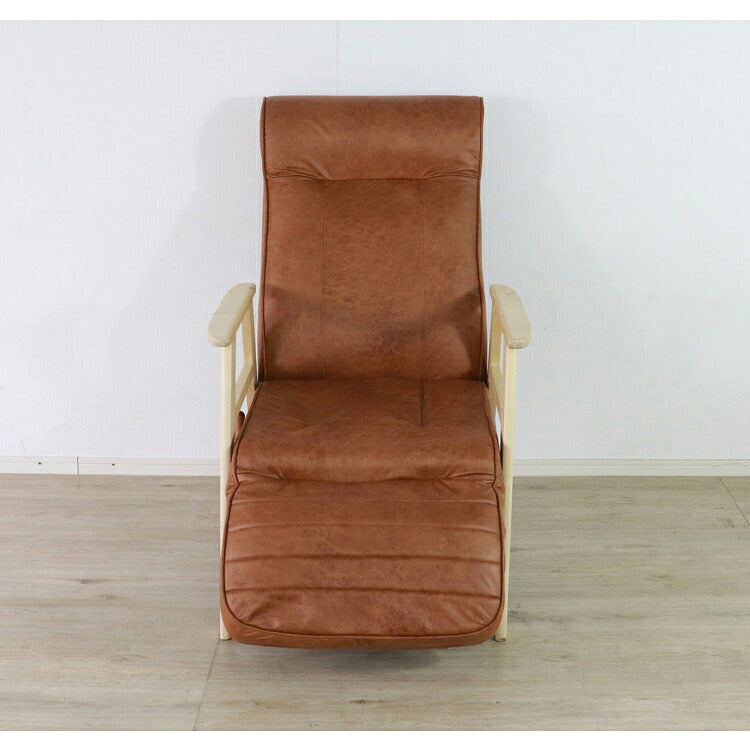 リクライニングチェア 座椅子 高さ調整 3段階 無段階リクライニング フットレスト 14段階 肘置き 肘あり 一人暮らし おしゃれ 北欧 モダン 新生活(代引不可)