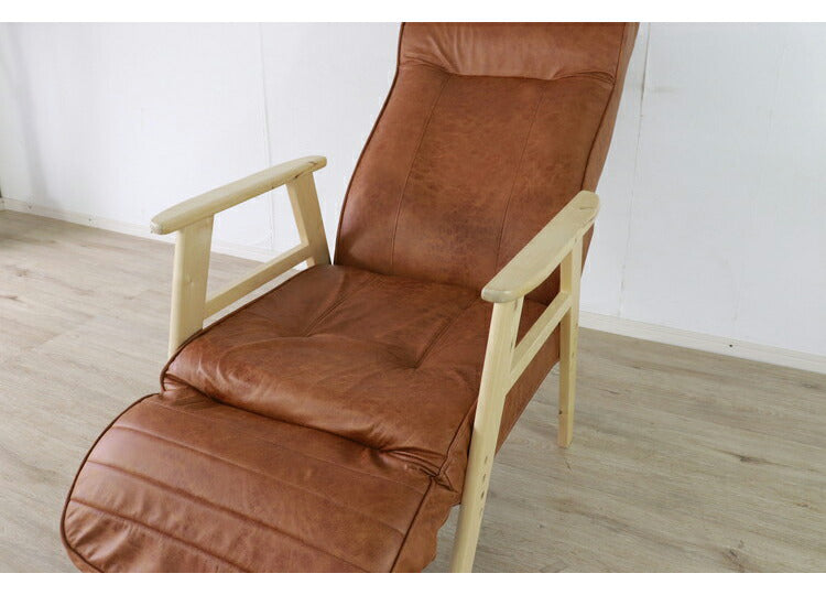 リクライニングチェア 座椅子 高さ調整 3段階 無段階リクライニング フットレスト 14段階 肘置き 肘あり 一人暮らし おしゃれ 北欧 モダン 新生活(代引不可)