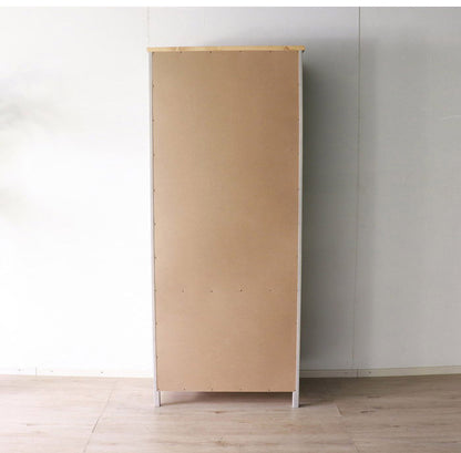 キャビネット 北欧調 幅80cm カップボード アンティーク調 組立品 収納棚 ラック キッチン 収納ボックス グレー ホワイト 欧米 パイン材 ダイニング おしゃれ 天然木(代引不可)