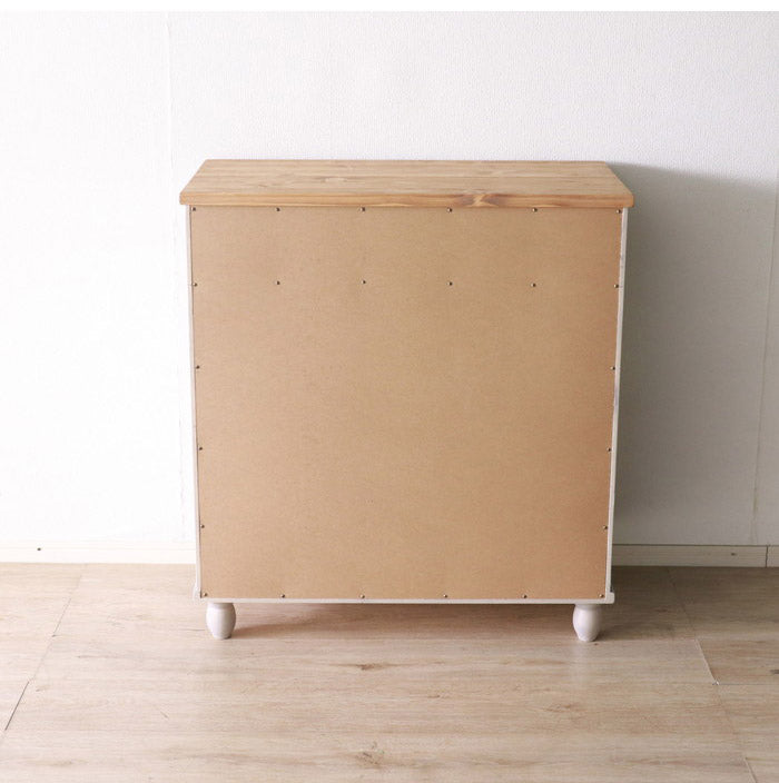 食器棚 北欧調 幅80cm カップボード アンティーク調 組立品 収納棚 ラック キャビネット 収納ボックス グレー ホワイト 欧米 パイン材 ダイニング おしゃれ 天然木 無垢(代引不可)