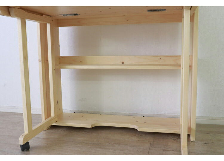 折りたたみ デスク 幅90cm 天然木 パイン材 シンプル コンパクト 収納 省スペース 子供部屋 子ども 学習デスク 勉強机 学習机 書斎 2口コンセント付き 新生活 一人暮らし(代引不可)