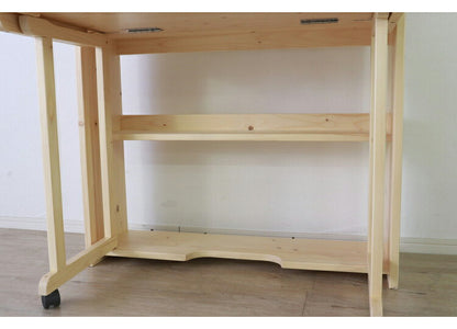 折りたたみ デスク 幅90cm 天然木 パイン材 シンプル コンパクト 収納 省スペース 子供部屋 子ども 学習デスク 勉強机 学習机 書斎 2口コンセント付き 新生活 一人暮らし(代引不可)