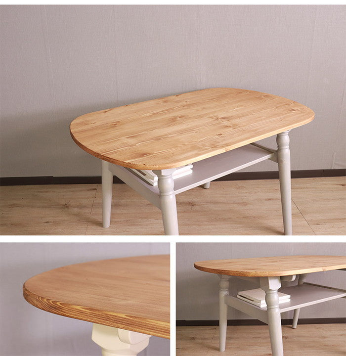 センターテーブル 北欧調 幅120cm ローテーブル リビングテーブル テーブル アンティーク調 組立品 1人暮らし グレー ホワイト 欧米 パイン材 ダイニング おしゃれ(代引不可)