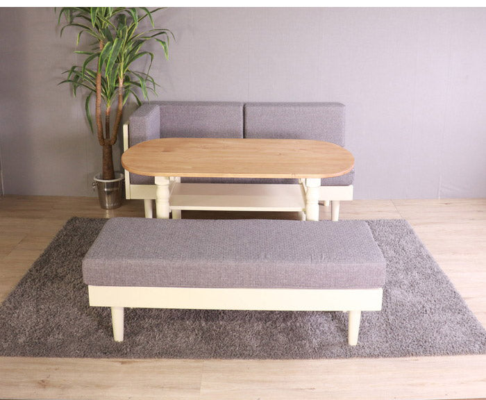 センターテーブル 北欧調 幅120cm ローテーブル リビングテーブル テーブル アンティーク調 組立品 1人暮らし グレー ホワイト 欧米 パイン材 ダイニング おしゃれ(代引不可)