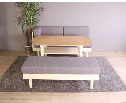 センターテーブル 北欧調 幅120cm ローテーブル リビングテーブル テーブル アンティーク調 組立品 1人暮らし グレー ホワイト 欧米 パイン材 ダイニング おしゃれ(代引不可)