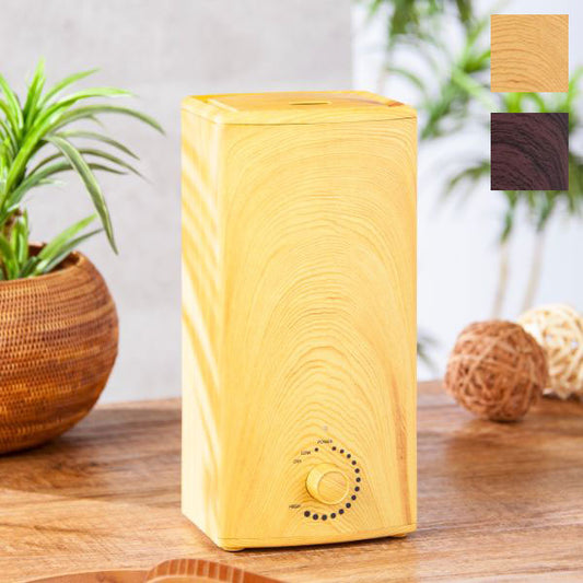 上部給水型 超音波加湿器 ブリック ブラウン ナチュラル ADIR アロマ対応 超音波 加湿器 ミスト量調整