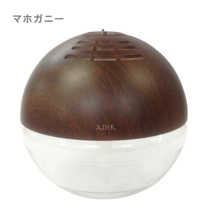 空気洗浄機 セルバ S 4色 アロマ空気清浄機 アロマディフューザー コンパクト 卓上 USB 木目調 LED付 おしゃれ