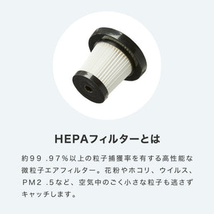 simplus スティック掃除機 コード式 サイクロン 強力吸引 13000Pa 紙パック不要 2WAY ハンディ 軽量 1.06kg グレー ホワイト 水洗い可能 シンプル おしゃれ キャニスティッククリーナー SP-VC01