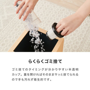 simplus スティック掃除機 コード式 サイクロン 強力吸引 13000Pa 紙パック不要 2WAY ハンディ 軽量 1.06kg グレー ホワイト 水洗い可能 シンプル おしゃれ キャニスティッククリーナー SP-VC01