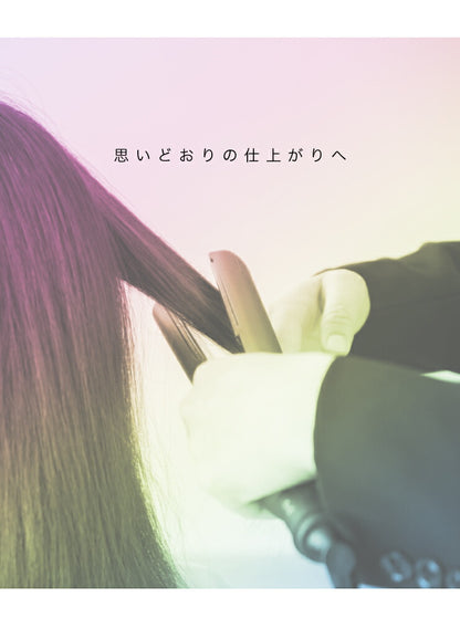 ヘアアイロン マイナスイオン ストレート プロ仕様230℃ 海外対応 24mm 専用ポーチ付 simplus SP-RHST02 ストレートアイロン