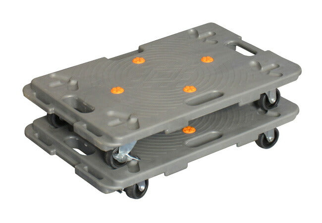 【5%OFF】アルミス 樹脂連結平台車 ストッパー付 ARH-100GY 4台セット ホームキャリー 平台車 連結台車 軽量台車 業務用台車 軽量静音 コンパクト 業務用 家庭用 キャリーカート 軽量台車(代引不可)