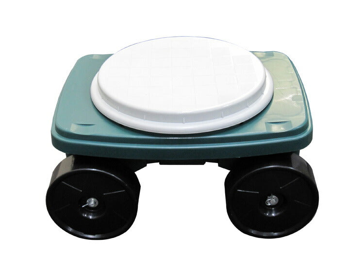 園芸用カートATK-04GN 台車 6台セット 回転式 腰掛台車 腰掛椅子 移動椅子 園芸 農作業 ガーデン 草むしり 草取り 除草 足腰 腰痛 負担軽減 移動 自由 座る コンパクト 作業効率(代引不可)