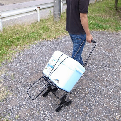 3輪キャリーカートBK-40B 固定紐付き 6個セット 階段 段差 三輪 運搬 台車 折りたたみ 収納 持ち運び 軽量 コンパクト 楽器 旅行 灯油 引っ越し 買い物(代引不可)