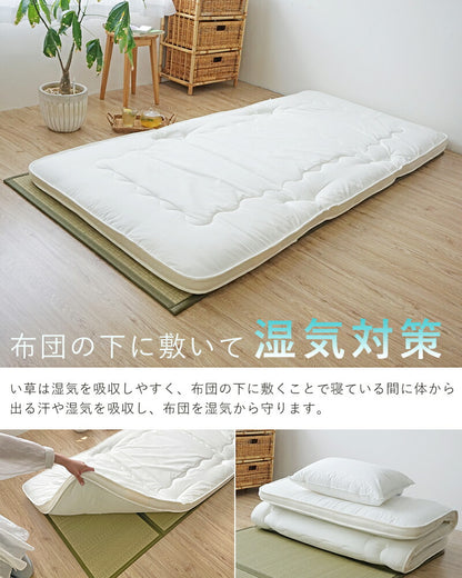 い草 4つ折りマット 厚手 赤ちゃん 100×210 寝ござ い草マット マットレス 夏用 夏ラグ カーペット 四つ折り 天然素材 ラグ ペット 父の日 い草ラグ 布団の下 敷く 畳める マット ラグ