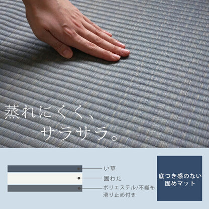 い草 4つ折りマット 厚手 赤ちゃん 100×210 寝ござ い草マット マットレス 夏用 夏ラグ カーペット 四つ折り 天然素材 ラグ ペット 父の日 い草ラグ 布団の下 敷く 畳める マット ラグ