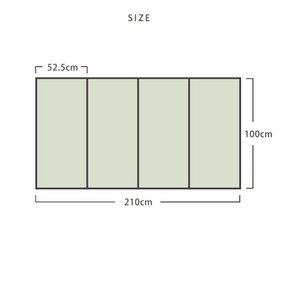 い草 4つ折りマット 厚手 赤ちゃん 100×210 寝ござ い草マット マットレス 夏用 夏ラグ カーペット 四つ折り 天然素材 ラグ ペット 父の日 い草ラグ 布団の下 敷く 畳める マット ラグ