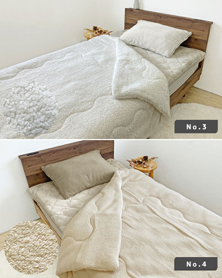 毛布 掛布団 150×200cm シングル 毛布兼用掛布団 厚手 ボア 無地 シープ調 軽量 洗える 洗濯可能 おしゃれ 北欧 モフモフ あったか 暖かい ふわふわ ボリューム もこもこ 大判