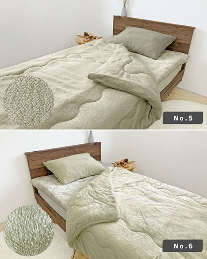 毛布 掛布団 150×200cm シングル 毛布兼用掛布団 厚手 ボア 無地 シープ調 軽量 洗える 洗濯可能 おしゃれ 北欧 モフモフ あったか 暖かい ふわふわ ボリューム もこもこ 大判