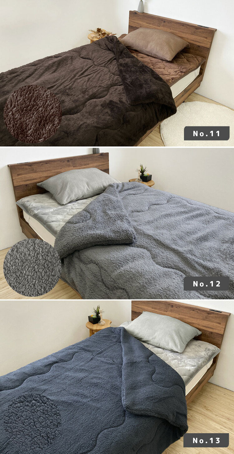 毛布 掛布団 150×200cm シングル 毛布兼用掛布団 厚手 ボア 無地 シープ調 軽量 洗える 洗濯可能 おしゃれ 北欧 モフモフ あったか 暖かい ふわふわ ボリューム もこもこ 大判