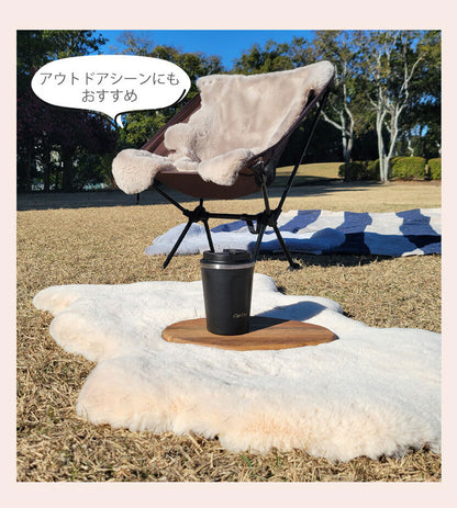 ラビットファー ラグ 60×90cm マット 洗えるインテリア ふわふわ とろける 北欧 おしゃれ かわいい マット 室内 寝室 玄関マット 一人暮らし シンプル 柔らかい あったか キャンプ オールシーズン