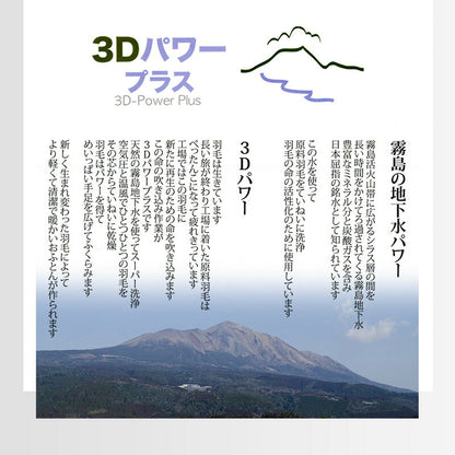 羽毛ふとん 二層キルト構造 1.3kg 日本製 CILゴールドラベル シングル 400dp ホワイトダック ダウン93% SEKアレルGプラス