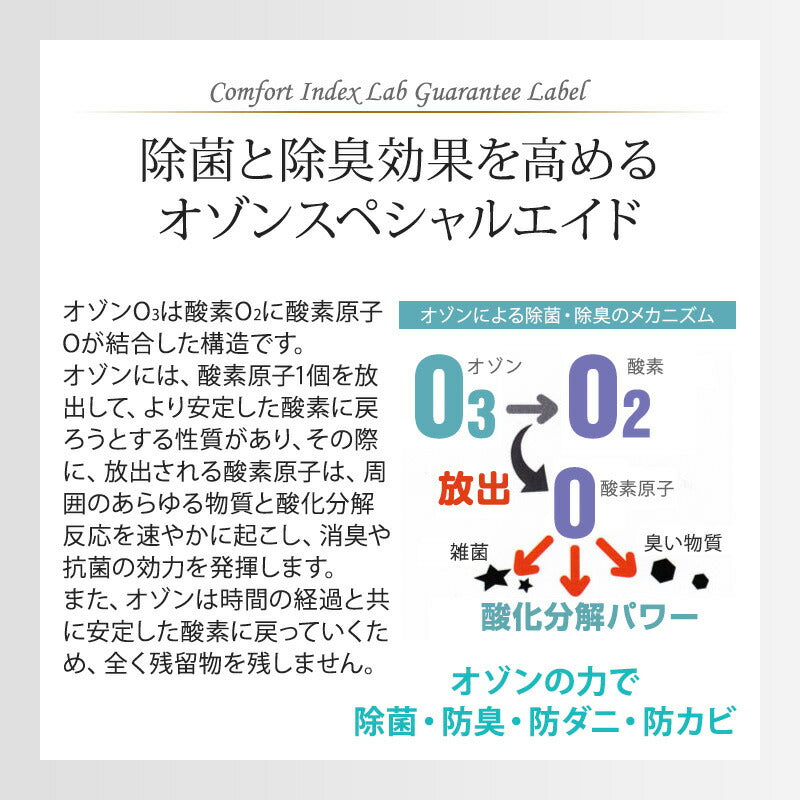 羽毛ふとん 二層キルト構造 1.3kg 日本製 CILゴールドラベル シングル 400dp ホワイトダック ダウン93% SEKアレルGプラス