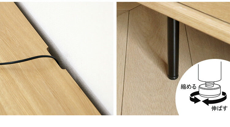 白井産業 キャビネット 棚 幅117cm 高さ72cm ナチュラルブラウン 引き戸 50V型対応 TVボード ミドルボード 収納 リビング ジャパンディ 北欧 アトモナ