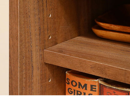 白井産業 アクシアーノ キャビネット ガラス扉タイプ 三段 3段 食器棚 アンティーク おしゃれ 和風 収納 木製 天然木 大容量 ワイド ミドルボード(代引不可)