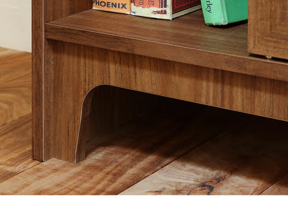 白井産業 アクシアーノ キャビネット ガラス扉タイプ 三段 3段 食器棚 アンティーク おしゃれ 和風 収納 木製 天然木 大容量 ワイド ミドルボード(代引不可)