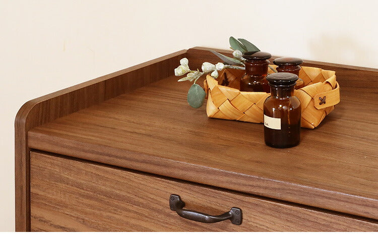 白井産業 アクシアーノ チェスト タンス たんす 引き出し 三段 3段 木製 幅56.3 奥行き36 高さ89.6 スリム おしゃれ 北欧 アンティーク(代引不可)