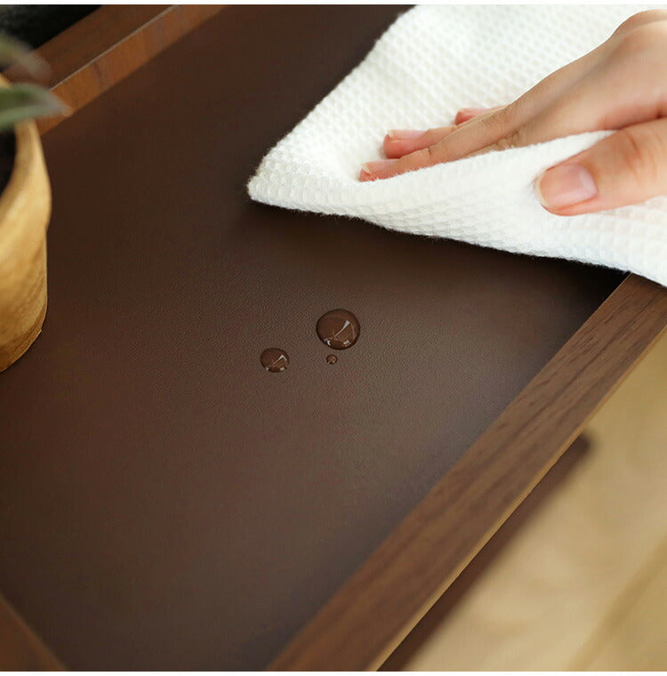 サイドテーブル ナイトテーブル 幅40cm 高さ50cm ベッドサイド ソファサイド スリム 中棚付き メラミン天板 チルフィル CHI-5040 白井産業 隙間 スリムタイプ ナチュラル ブラウン