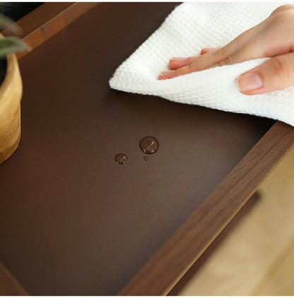 サイドテーブル ナイトテーブル 幅40cm 高さ50cm ベッドサイド ソファサイド スリム 中棚付き メラミン天板 チルフィル CHI-5040 白井産業 隙間 スリムタイプ ナチュラル ブラウン