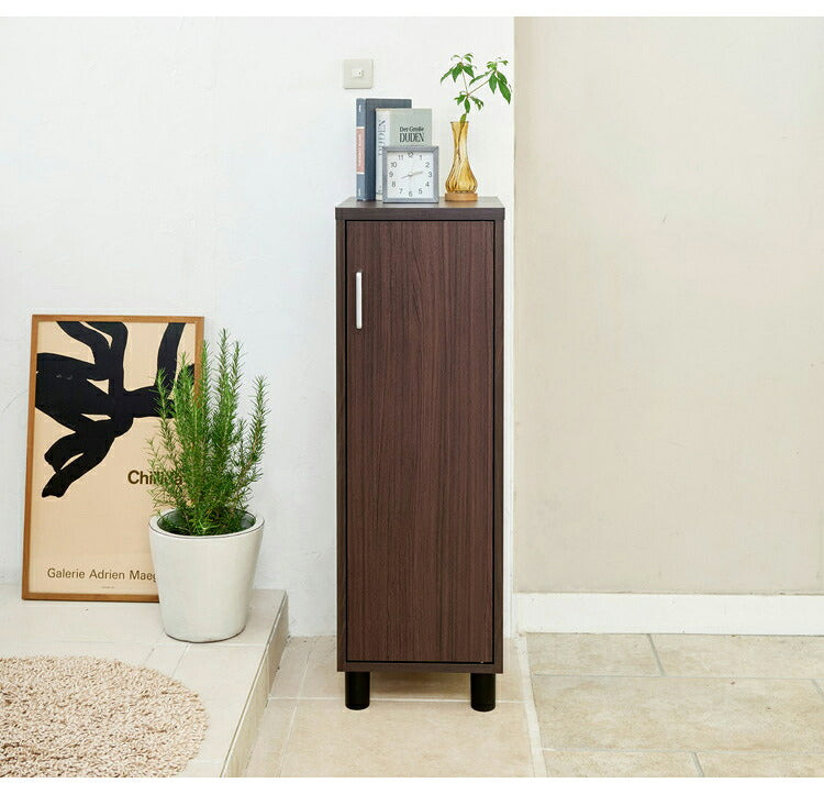 下駄箱 シューズボックス 幅33cm 高さ99cm スリム 隙間 約6足収納 靴箱 玄関収納 白井産業フルニコ おしゃれ シンプル モダン 新生活 一人暮らし プレゼント(代引不可)