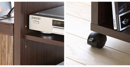 白井産業 【32型テレビ対応】テレビ台 幅80cm 高さ40cm ホワイト 白木目 32V型対応 キャスター付 背面化粧有 TVボード フルニコ(代引不可)