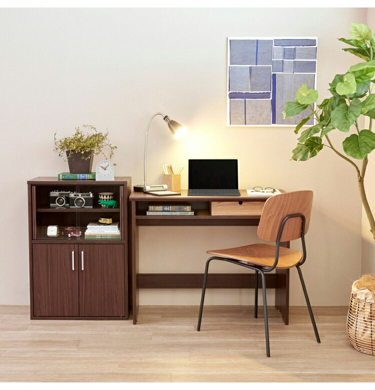 デスク 机 幅91cm 高さ72cm 中棚付き 白井産業フルニコ おしゃれ シンプル モダン 新生活 一人暮らし プレゼント(代引不可)