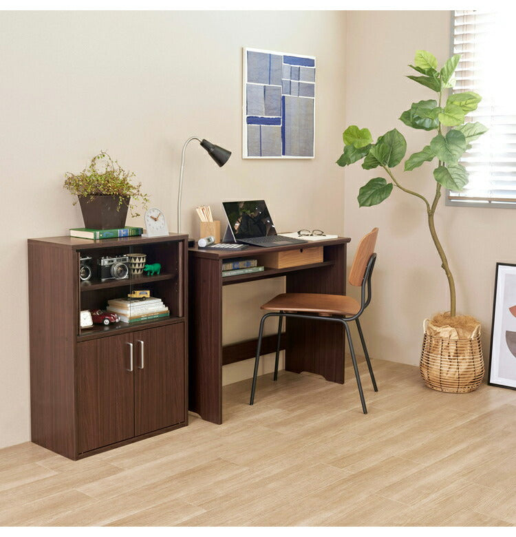 デスク 机 幅91cm 高さ72cm 中棚付き 白井産業フルニコ おしゃれ シンプル モダン 新生活 一人暮らし プレゼント(代引不可)