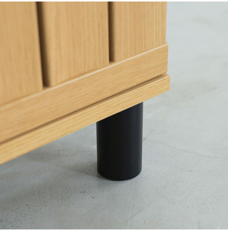下駄箱 シューズボックス 幅75cm 高さ103cm ナチュラルブラウン 通気性 抜群 約24足収納 スリット扉 靴箱 玄関収納 シューズラック ガルバートン(代引不可)